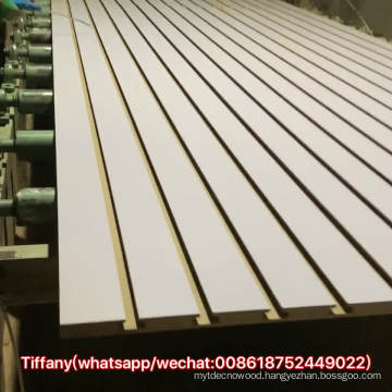 high glossy slot melamine mdf